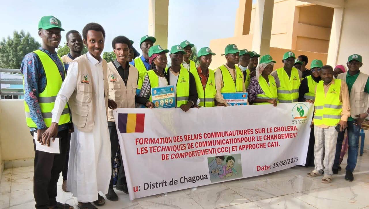 CHOLERA : ONG SAHKAL renforce la réponse communautaire au choléra à N’Djaména